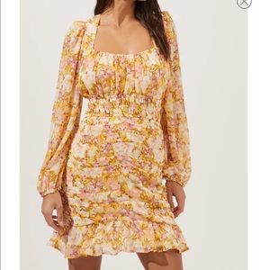 ASTR floral blousy dress